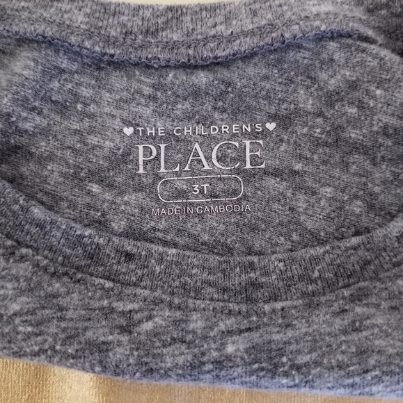 The Children's Place Long Sleeve Trouble Tee Shirt Toddler Girls Size 3T - Picture 11 of 13